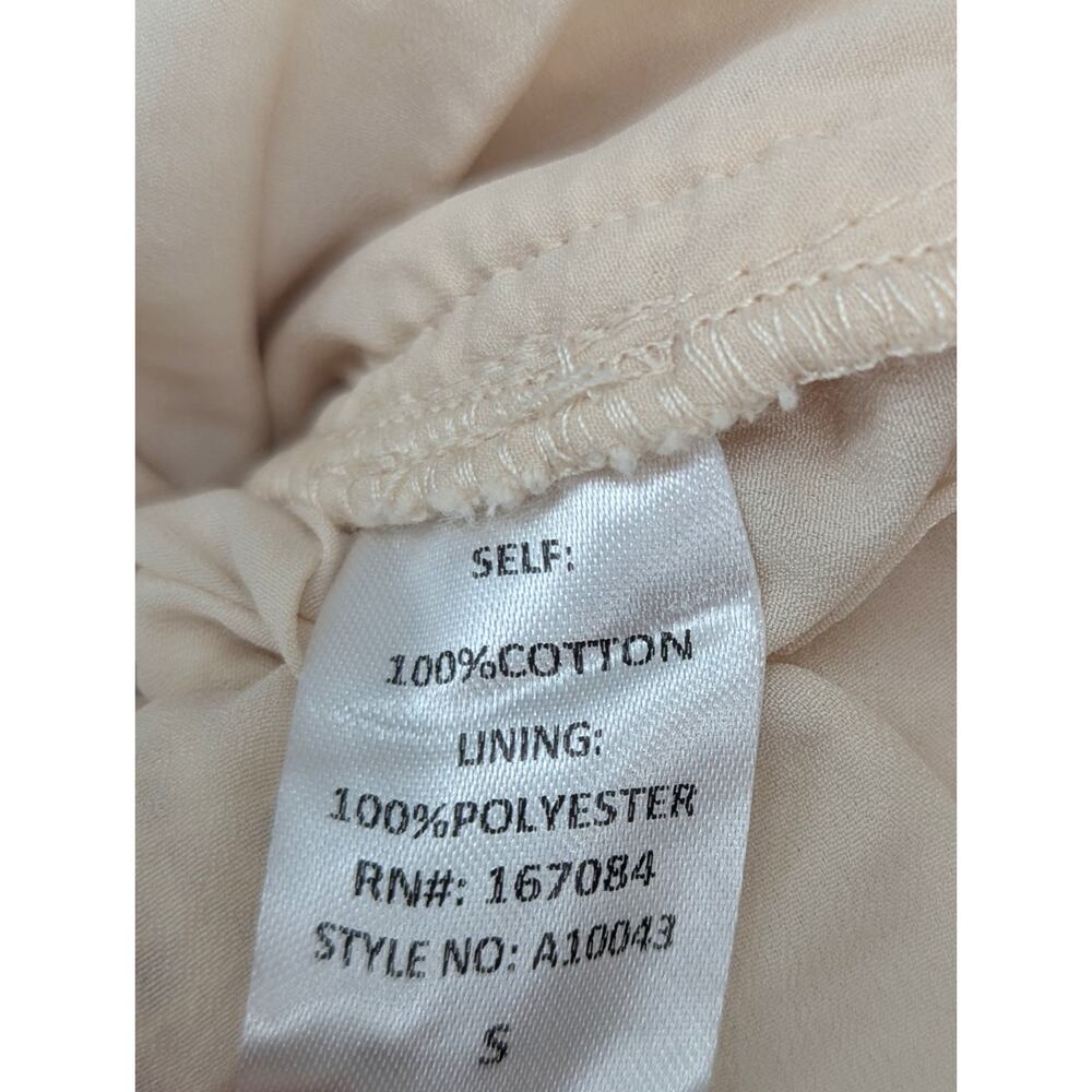 Tuckernuck Leilana Cream Crochet Lace Midi Dress Sleeveless Size S NWT - Picture 6 of 6